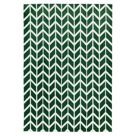 Tapis contemporain Chaillot vert