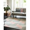 Tapis contemporain Chatelet rose Tapis contemporain Chatelet rose