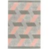 Tapis contemporain Chatelet rose Tapis contemporain Chatelet rose