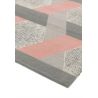 Tapis contemporain Chatelet rose Tapis contemporain Chatelet rose