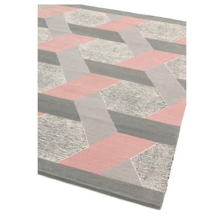 Tapis contemporain Chatelet rose Tapis contemporain Chatelet rose