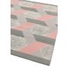 Tapis contemporain Chatelet rose Tapis contemporain Chatelet rose