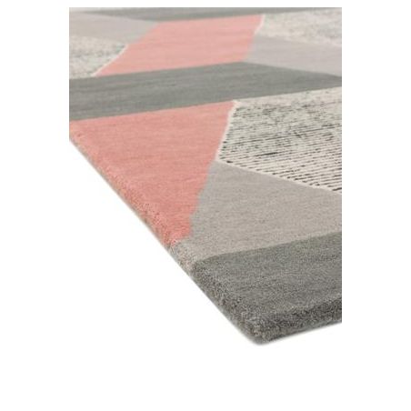 Tapis contemporain Chatelet rose Tapis contemporain Chatelet rose