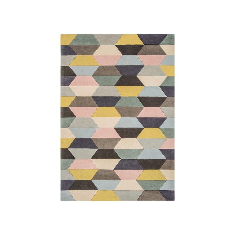 Tapis de Salon Chapes Honeycomb Pastel