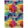 Tapis contemporain Auteuil box multicolore Tapis contemporain Auteuil box multicolore