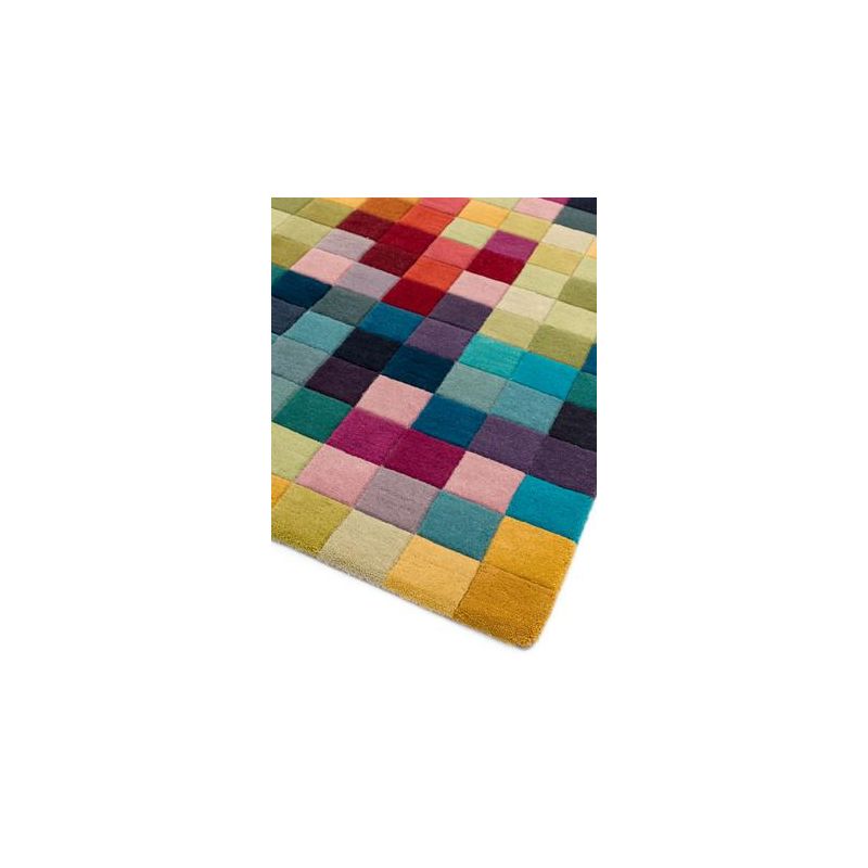 Tapis contemporain Auteuil box multicolore