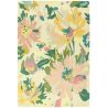Tapis contemporain Jardin des Fleurs rose multi