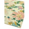 Tapis contemporain Jardin des Fleurs rose multi