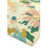 Tapis contemporain Jardin des Fleurs rose multi