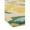Tapis contemporain Jardin des Fleurs rose multi