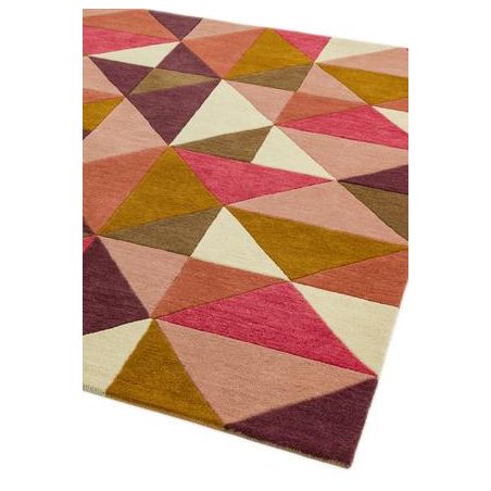 Tapis moderne Montrouge rose multi Tapis moderne Montrouge rose multi