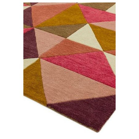 Tapis moderne Montrouge rose multi Tapis moderne Montrouge rose multi