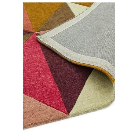 Tapis moderne Montrouge rose multi Tapis moderne Montrouge rose multi