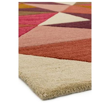 Tapis moderne Montrouge rose multi Tapis moderne Montrouge rose multi