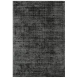 Tapis de salon moderne en viscose Elizabeth anthracite