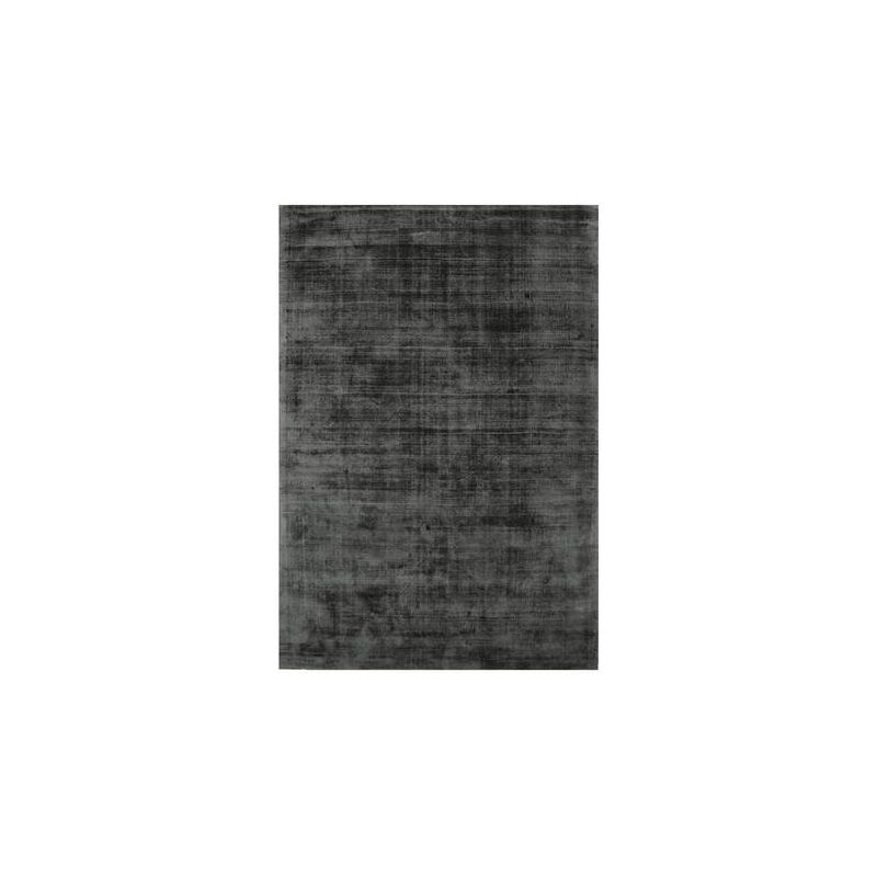 Tapis de salon moderne en viscose Elizabeth anthracite