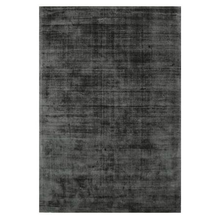 Tapis de salon moderne en viscose Elizabeth anthracite