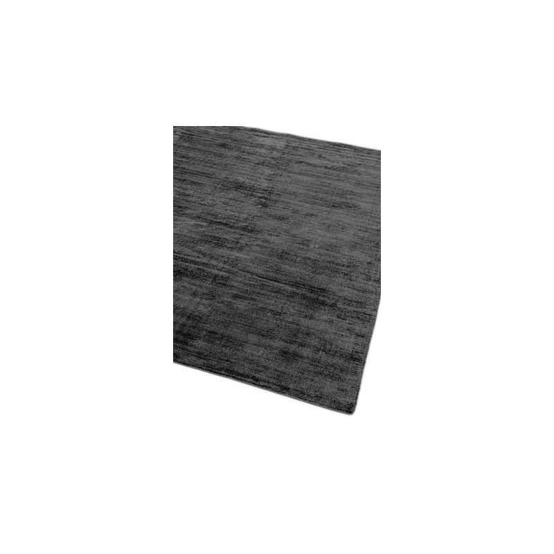 Tapis de salon uni  anthracite en viscose par Joseph Lebon