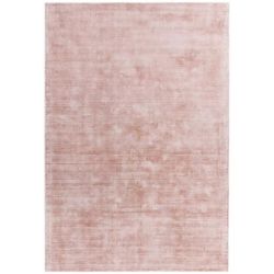 Tapis de salon moderne en viscose Elizabeth rose