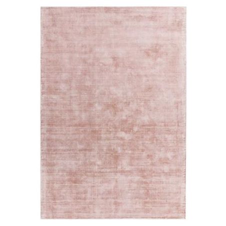 Tapis de salon moderne en viscose Elizabeth rose