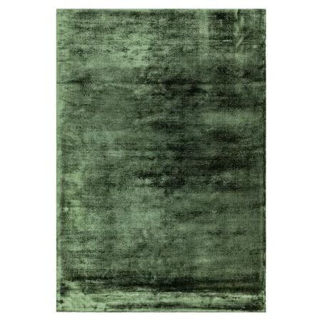 Tapis de salon uni en viscose dolce vert Collection Grand Cru Tapis de salon uni en viscose dolce vert Collection Grand Cru