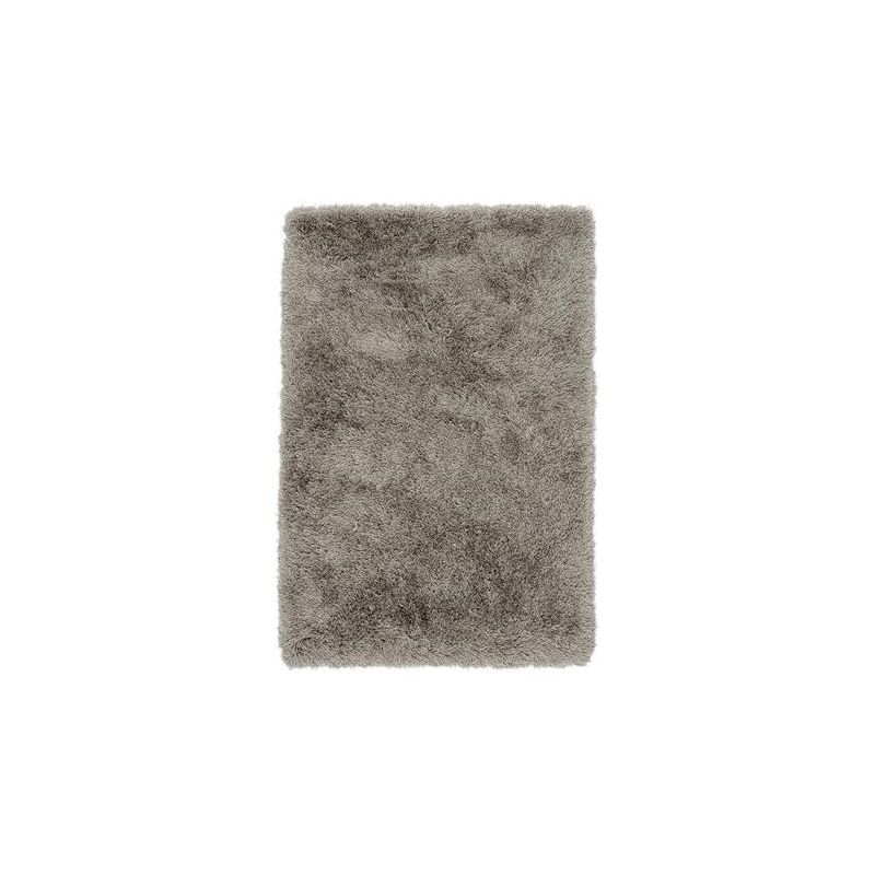 Tapis shaggy moderne uni taupe Belleville