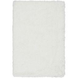  Tapis  Blanc  pas cher tout doux en laine en coton 