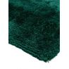 Tapis de bureau moderne uni vert emeraude à poils longs Monceau