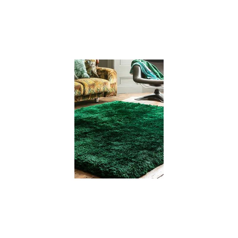 Tapis de chambre cocooning couleur vert Monceau
