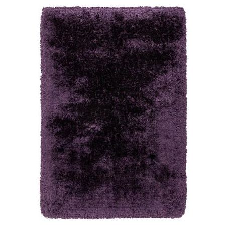 Tapis shaggy haut de gamme Monceau pourpre par Jospeh Lebon