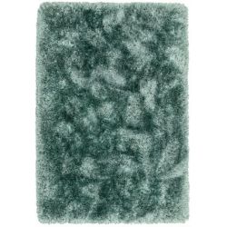 Tapis shaggy haut de gamme Monceau turquoise par Jospeh Lebon