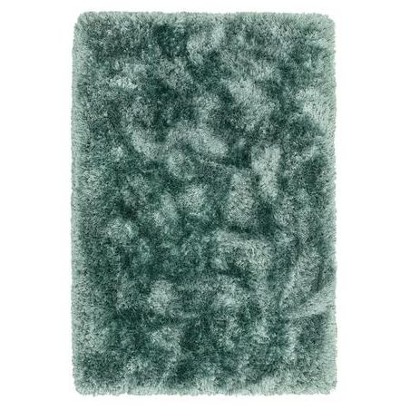 Tapis shaggy haut de gamme Monceau turquoise par Jospeh Lebon