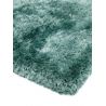 Tapis de bureau moderne uni turquoise à poils longs Monceau