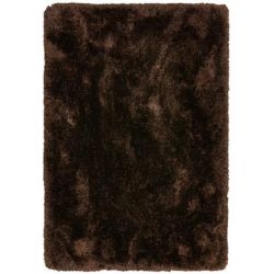 Tapis shaggy haut de gamme Monceau chocolat par Jospeh Lebon