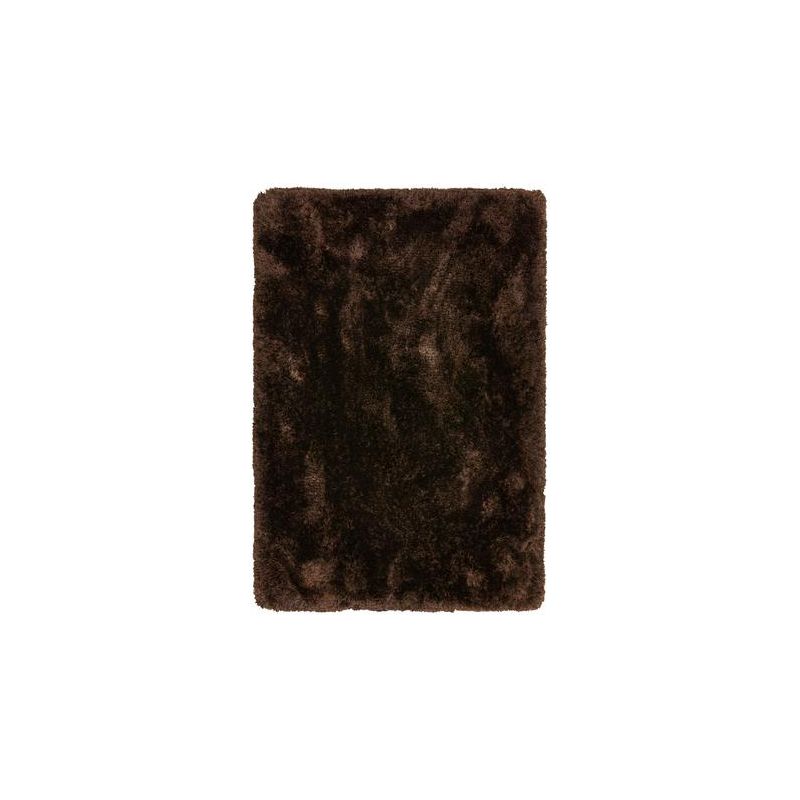 Tapis shaggy haut de gamme Monceau chocolat par Jospeh Lebon