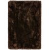 Tapis shaggy haut de gamme Monceau chocolat par Jospeh Lebon
