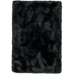 Tapis shaggy haut de gamme Monceau noir par Jospeh Lebon