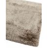 Tapis de bureau moderne uni taupe à poils longs Monceau