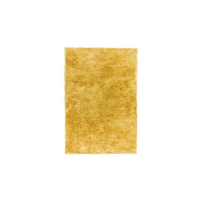 Tapis  de salon shaggy moderne Batignolles jaune
