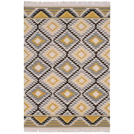 Tapis style ethnique moderne Arabic moutarde Tapis style ethnique moderne Arabic moutarde