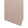 Tapis rectangulaire en fibres naturelles rose