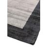Tapis de salon rectangulaire en fibres naturelles gris et noir par Joseph Lebon