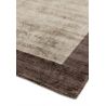 Tapis de chambre rectangulaire en viscose chocolat par Jospeh Lebon