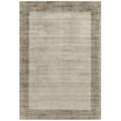 Tapis de salon en viscose Notre-Dame de couleur beige