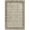 Tapis de salon en viscose Notre-Dame de couleur beige