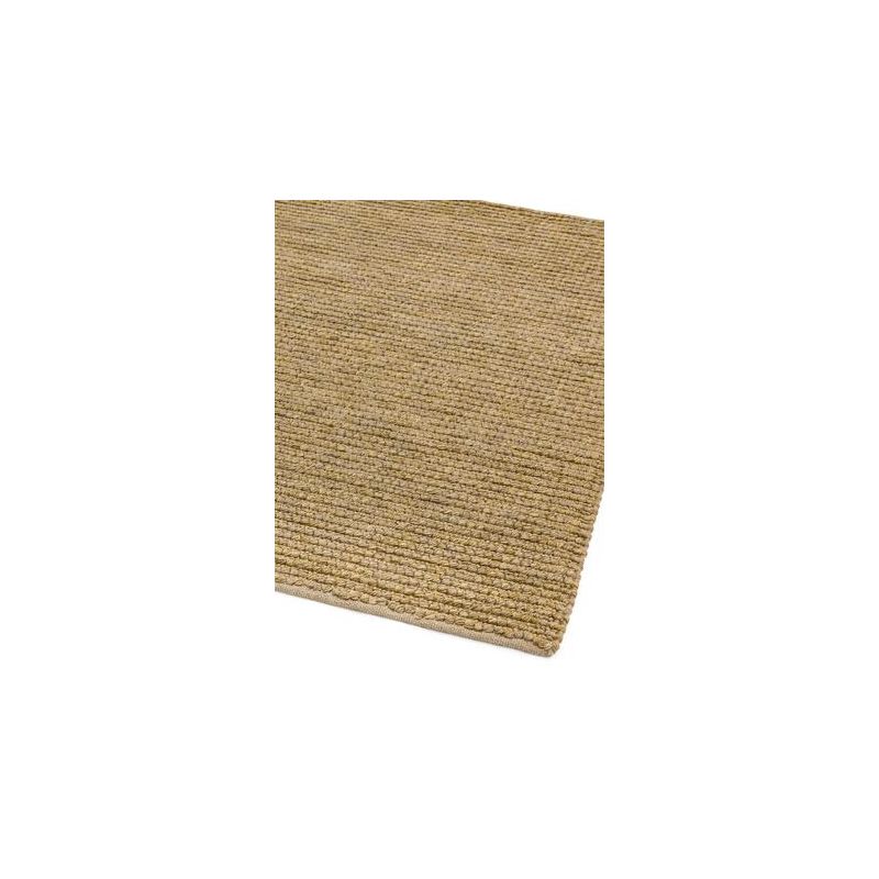 Tapis de salon en jute couleur naturel facile d'entretien