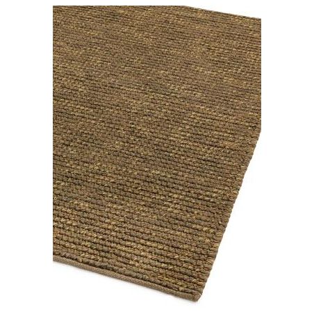 Tapis rectangulaire moderne uni brun en jute Tapis rectangulaire moderne uni brun en jute