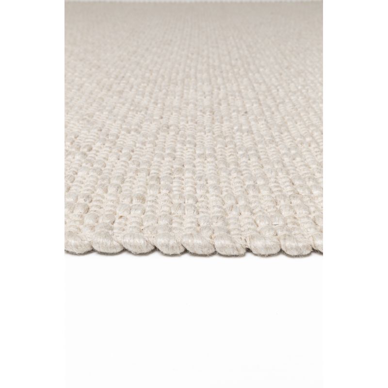 Tapis Uni Rhythm Beige à relief