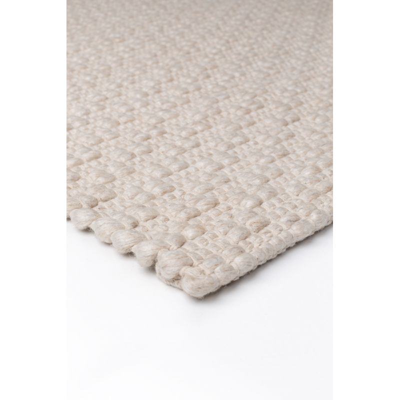 Tapis Uni Rhythm Beige à relief