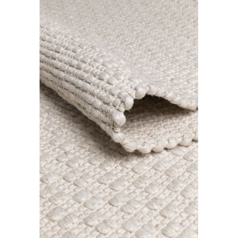 Tapis Uni Rhythm Beige à relief